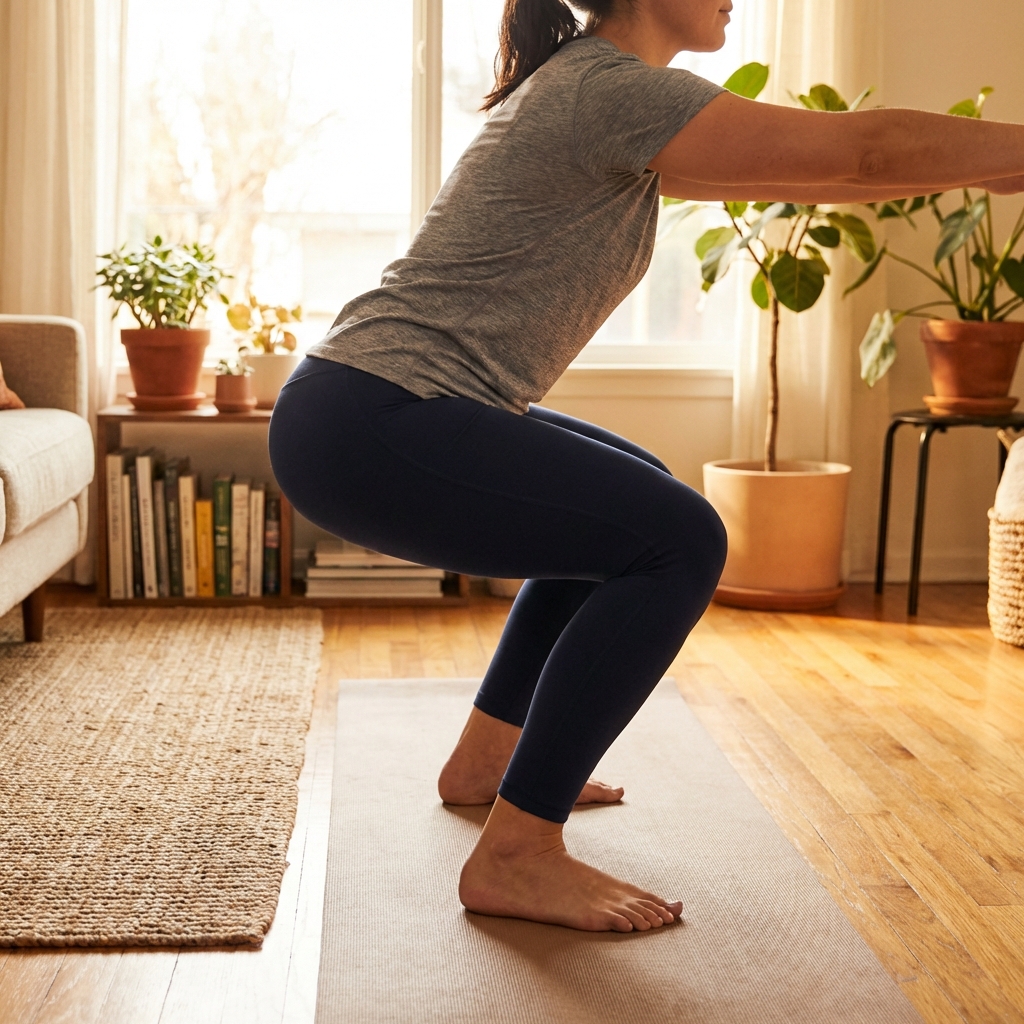 스쿼트 자세 예시