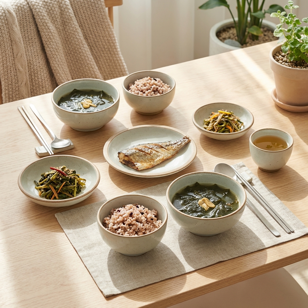 산후 조리 식단 예시