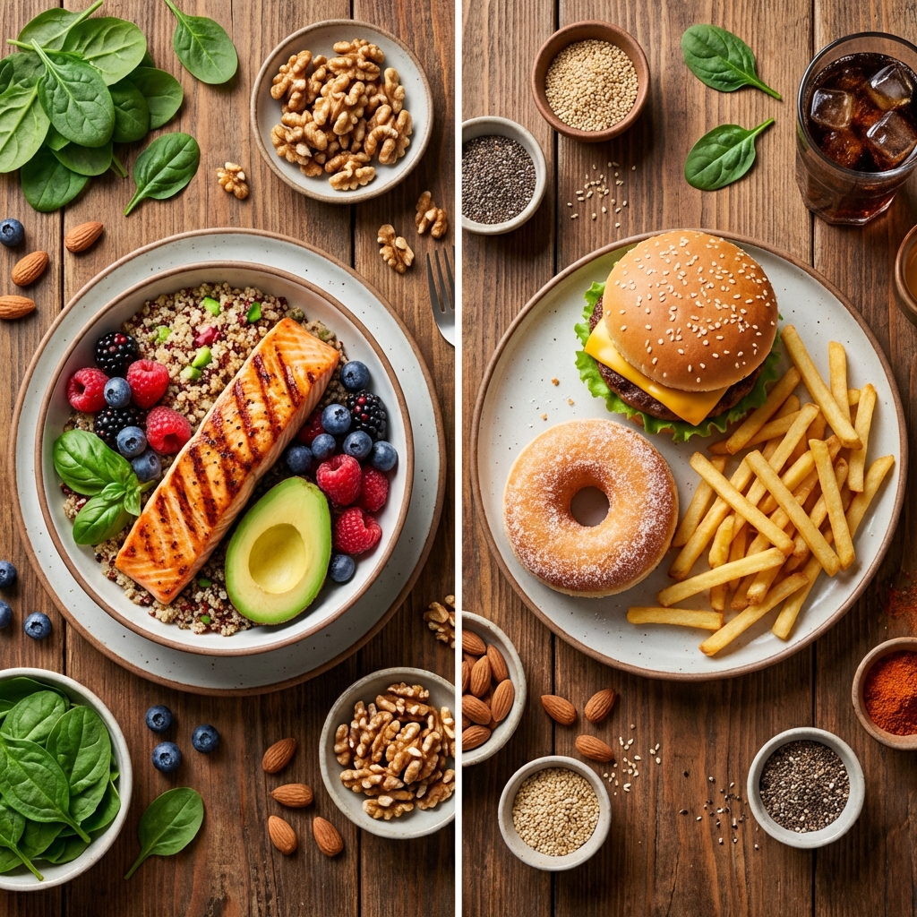 영양 성분 비교표