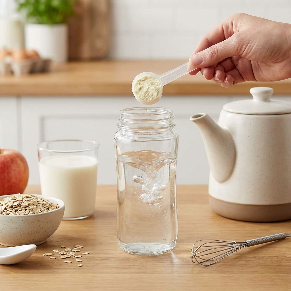 분유 타는 법: 제조 시 물 온도, 배합 비율