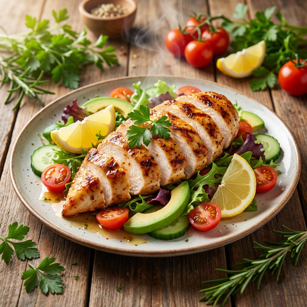 신선한 닭가슴살 요리