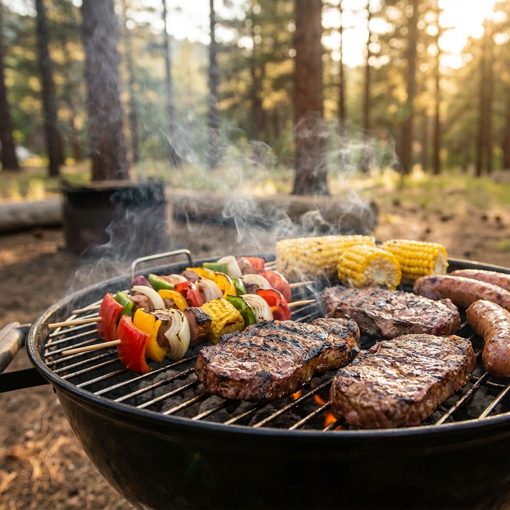 캠핑 가서 바베큐 잘 굽는 법
