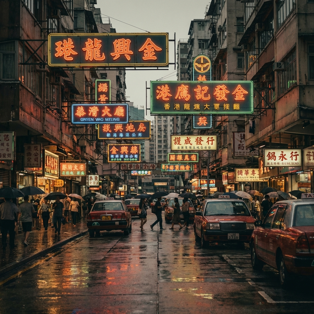 홍콩 밤하늘에서 사라진 네온사인, 도시의 기억을 걷다