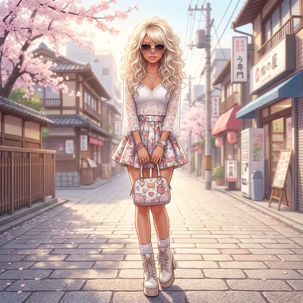 시로갸루 풀 코디 예시