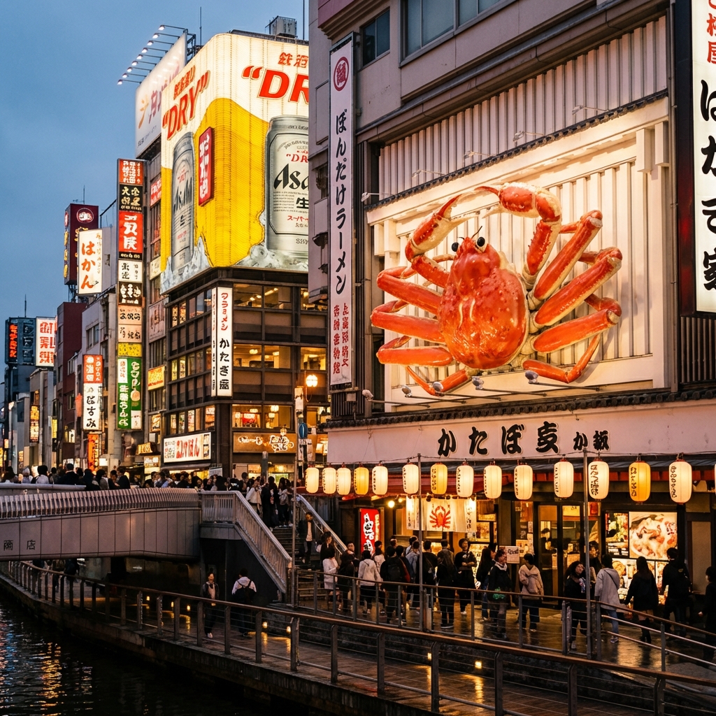 도톤보리 게 간판