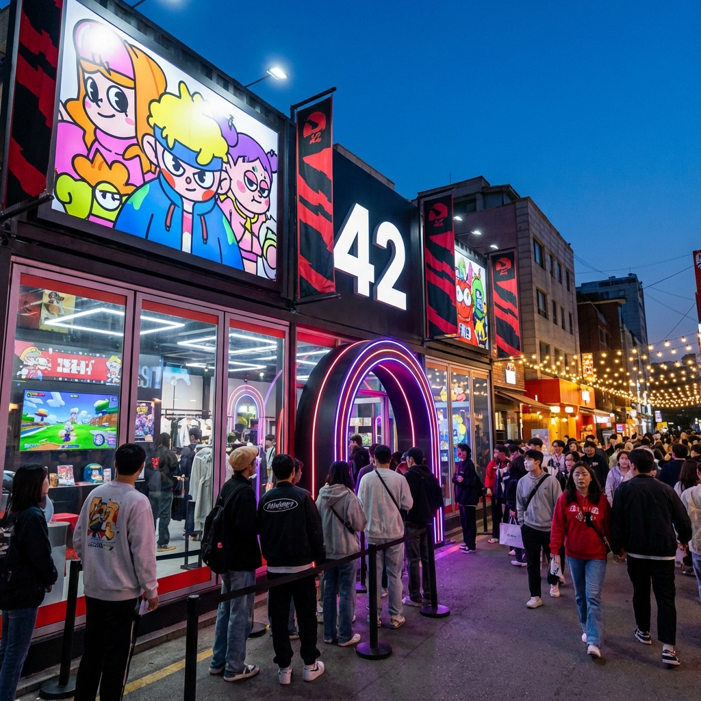 마피아42 팝업스토어가 성수동에 떴다