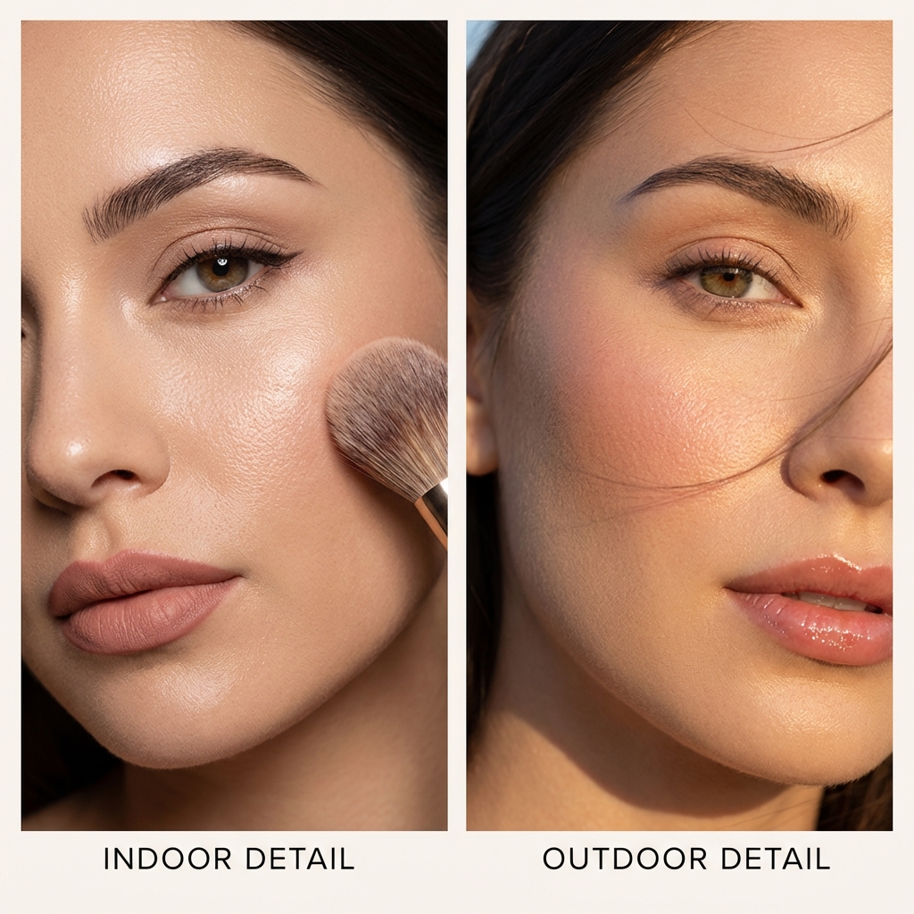실내&middot;야외 환경별 메이크업 디테일 컷
