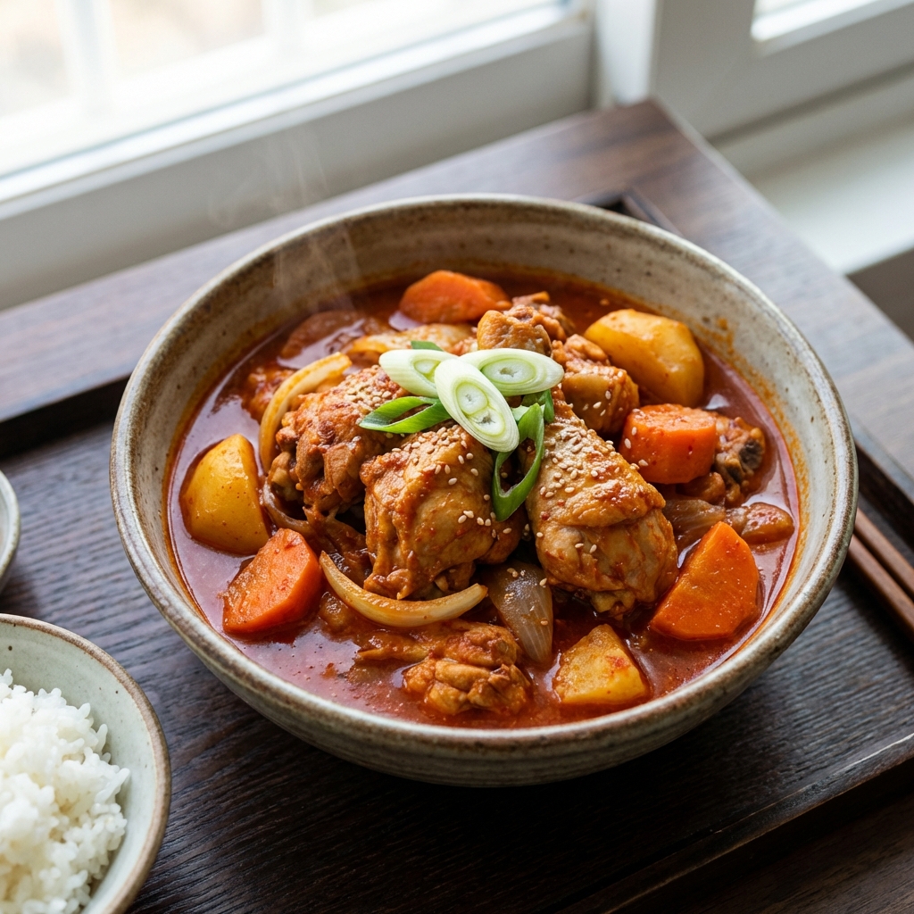 닭볶음탕 한 그릇