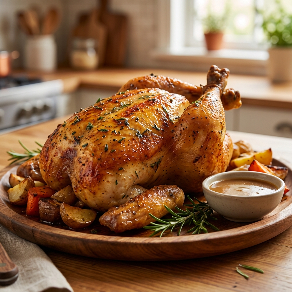 바삭한 로스트 치킨