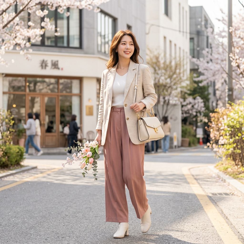 봄옷 준비 가이드 - 체형·소재·출근룩까지 한 번에 정리