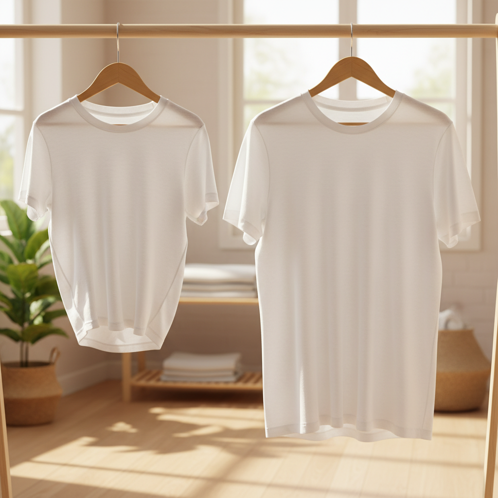 비싼 티셔츠 아동복으로 만들지 않는 건조기 설정법