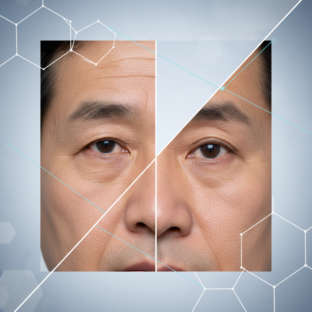 60대 남성 안검하수, 눈꺼풀 처짐이 시야에 영향을 주는 이유