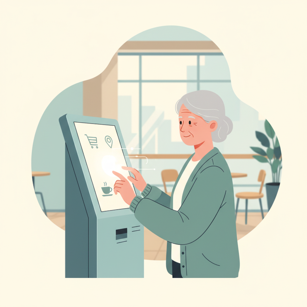 키오스크 처음 써보는 70대를 위한 단계별 안내