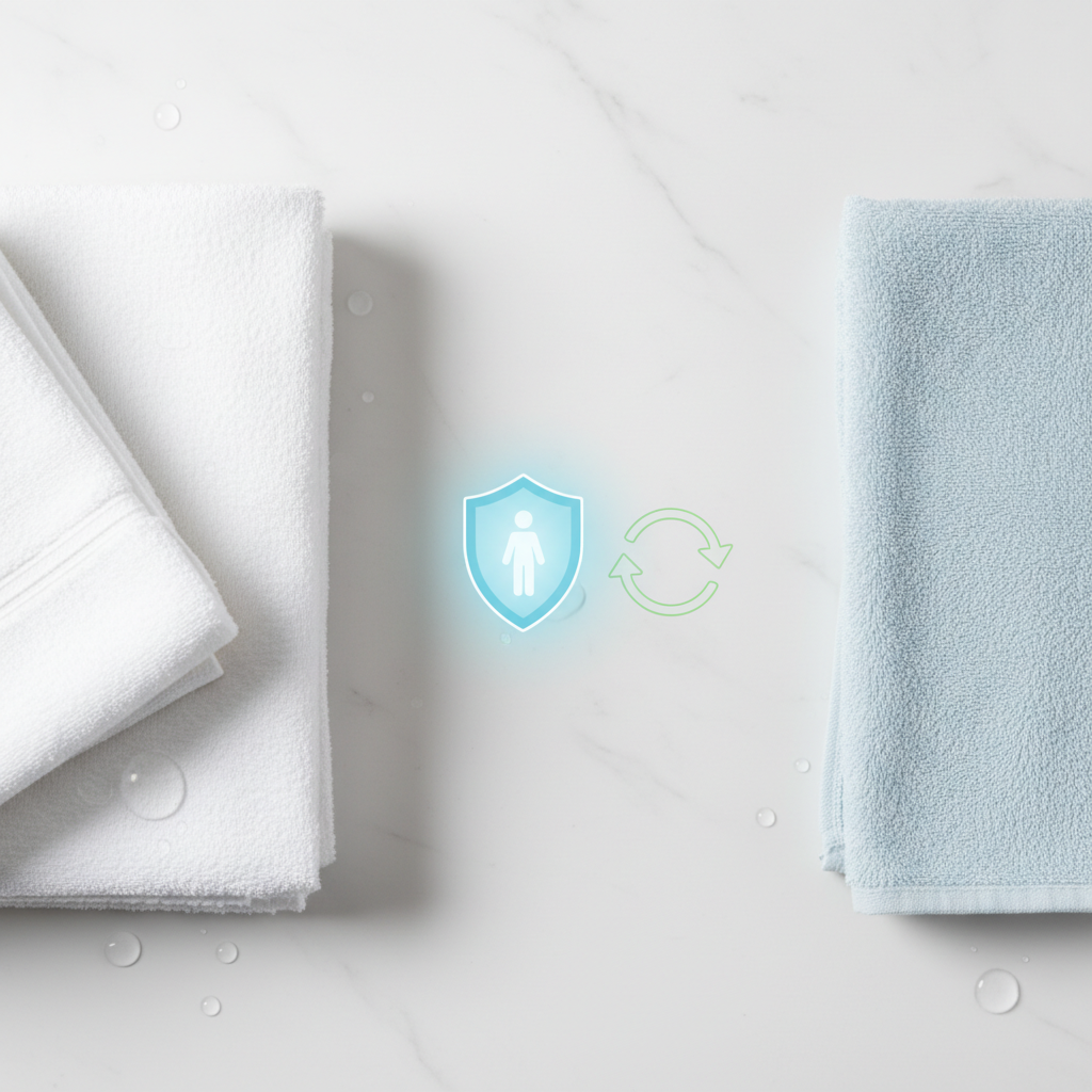 피부 트러블 예방을 위한 수건 교체 주기와 올바른 세탁법