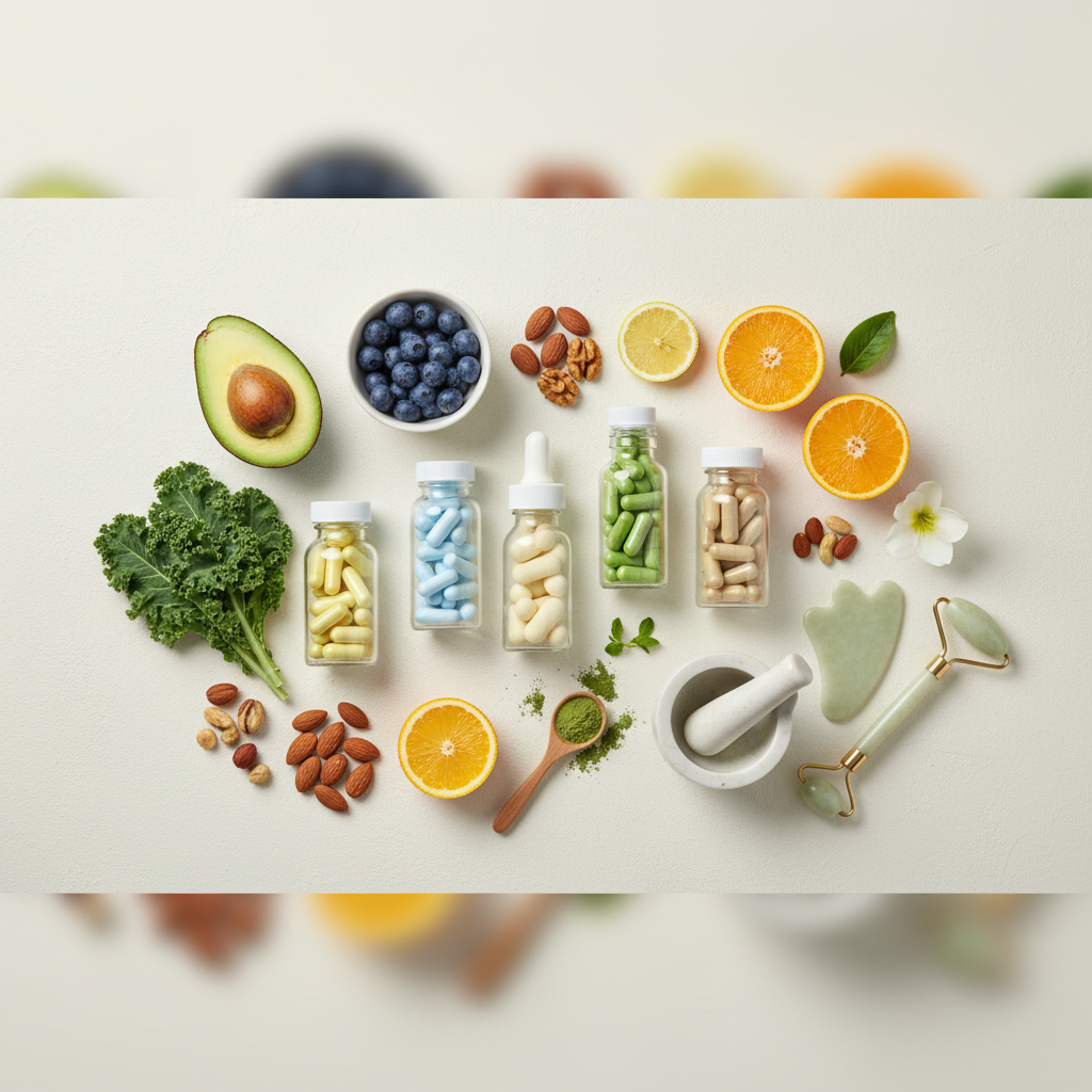 피부관리를 위한 필수 영양제, 먹는 순서와 체크 포인트