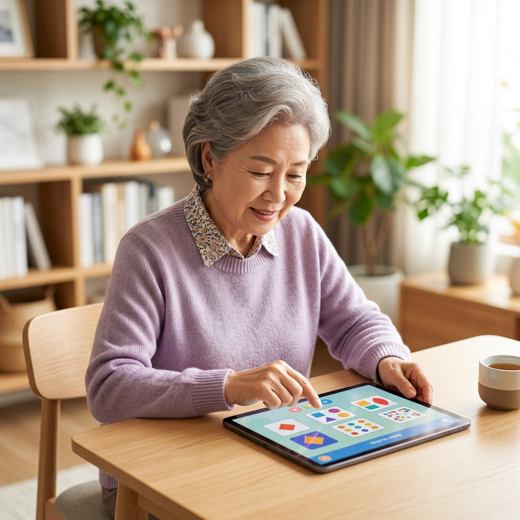 70대 디지털 인지훈련, 치매 예방과 스마트폰 활용 두 마리 토끼