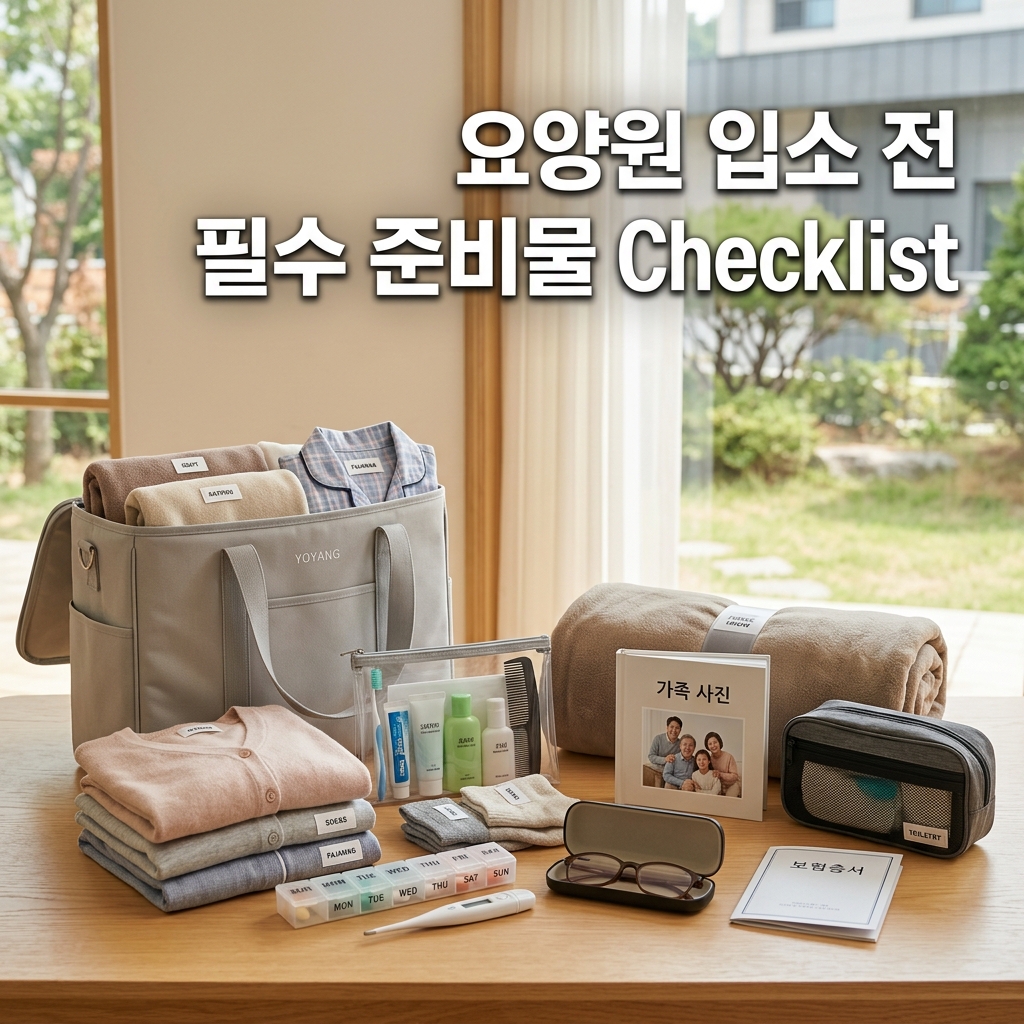 요양원 입소 전 꼭 챙겨야 할 필수 준비물