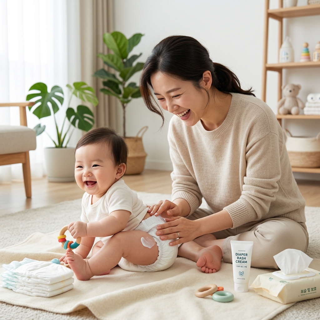 침상 생활 중 기저귀 발진, 통풍과 보호막으로 막는다