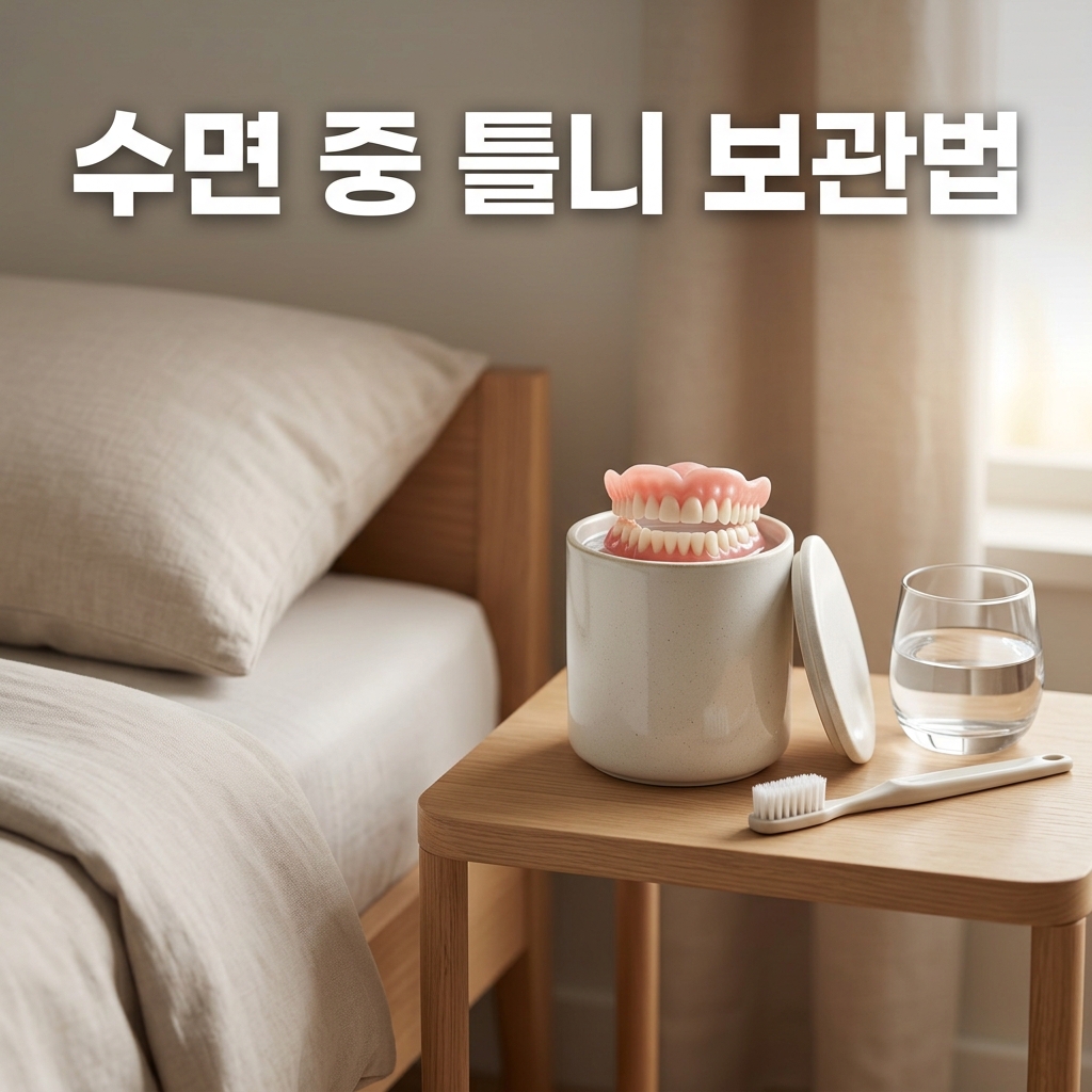틀니 세척 후 보관법 틀리면 구내염 위험 2배