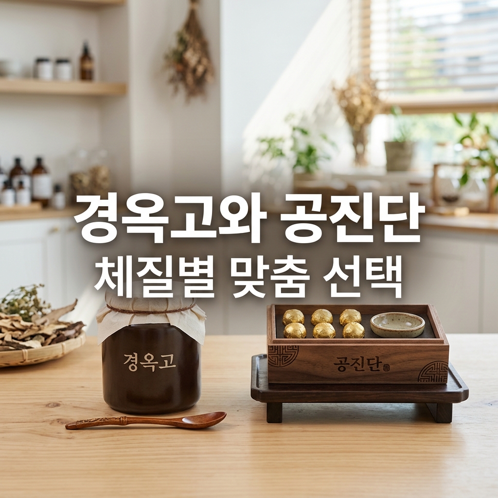 비싼 돈 주고 산 공진단, 우리 부모님 체질에 안 맞으면 독? 경옥고와 완벽 비교