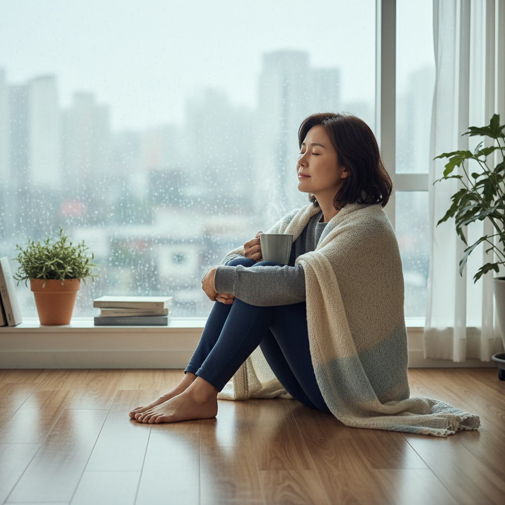 장마철 무릎 시린 이유, 관절 온도 관리와 스트레칭으로 예방