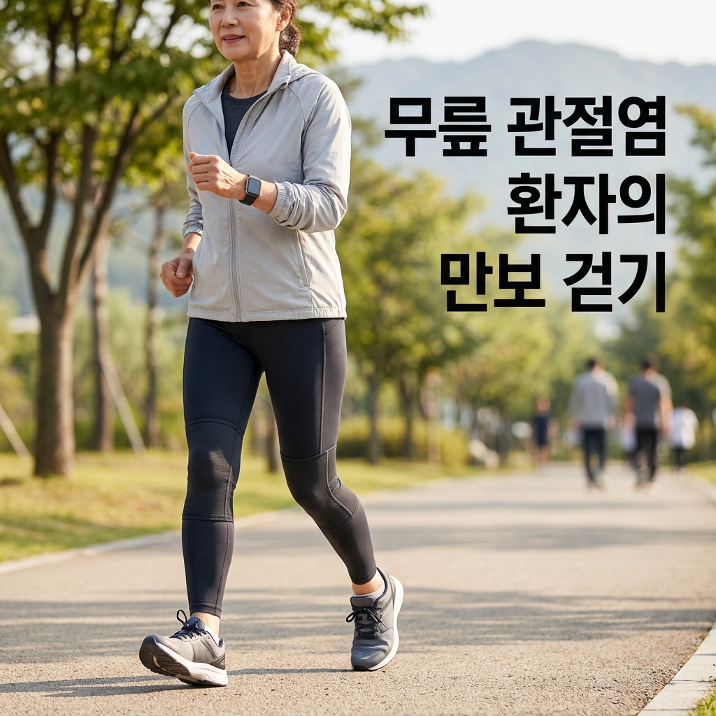 무릎 관절염 환자의 만보 걷기, 어떻게 조절해야 할까
