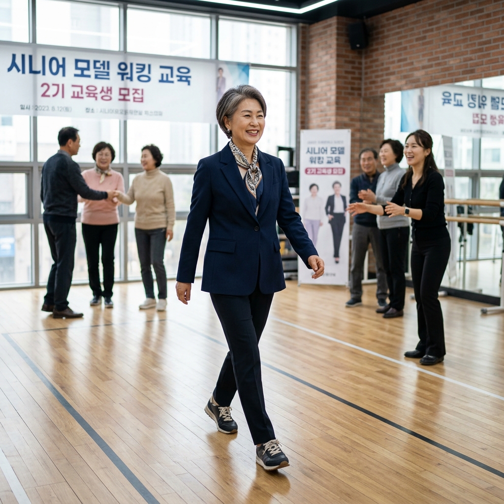 은퇴 후 무기력증, 시니어 모델 교육으로 내면 아름다움 되찾는다