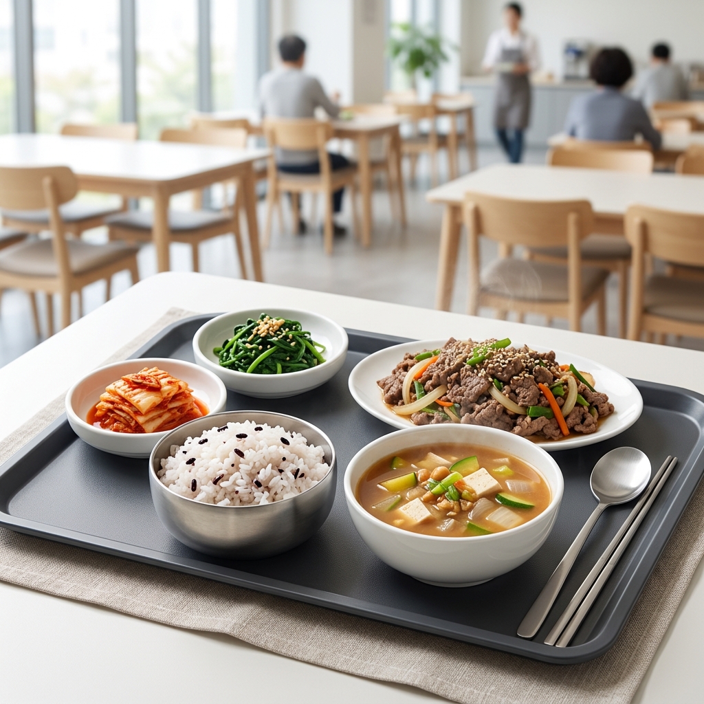 경로식당 식단 예시