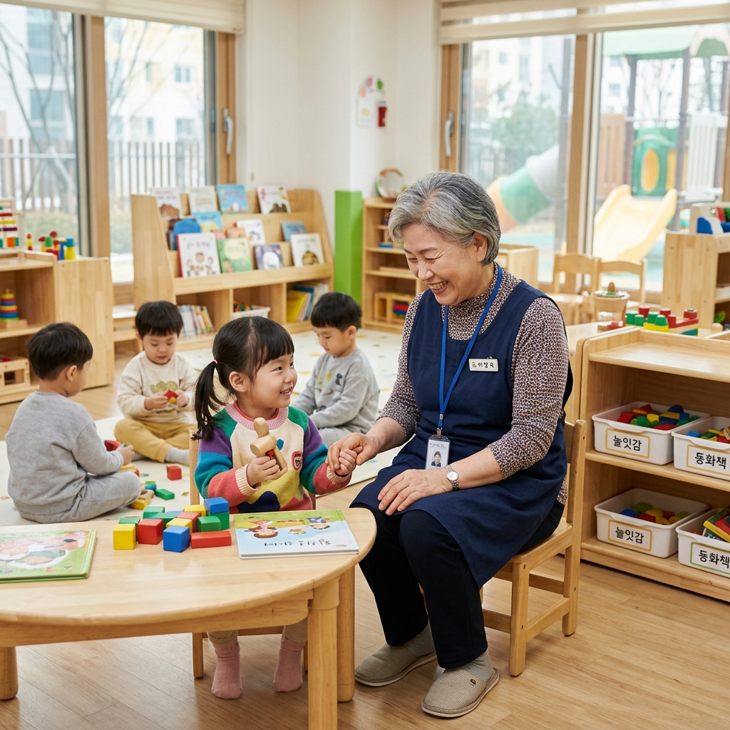 "고령사회 일자리로 떠올라" 노인 보육사 전환 지원 어떻게 받나