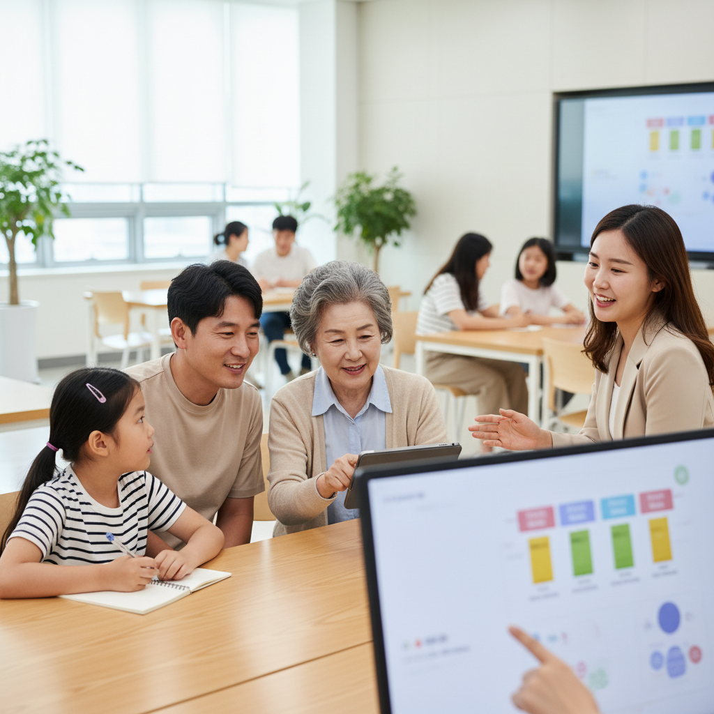 가족교육 프로그램 참여 장면