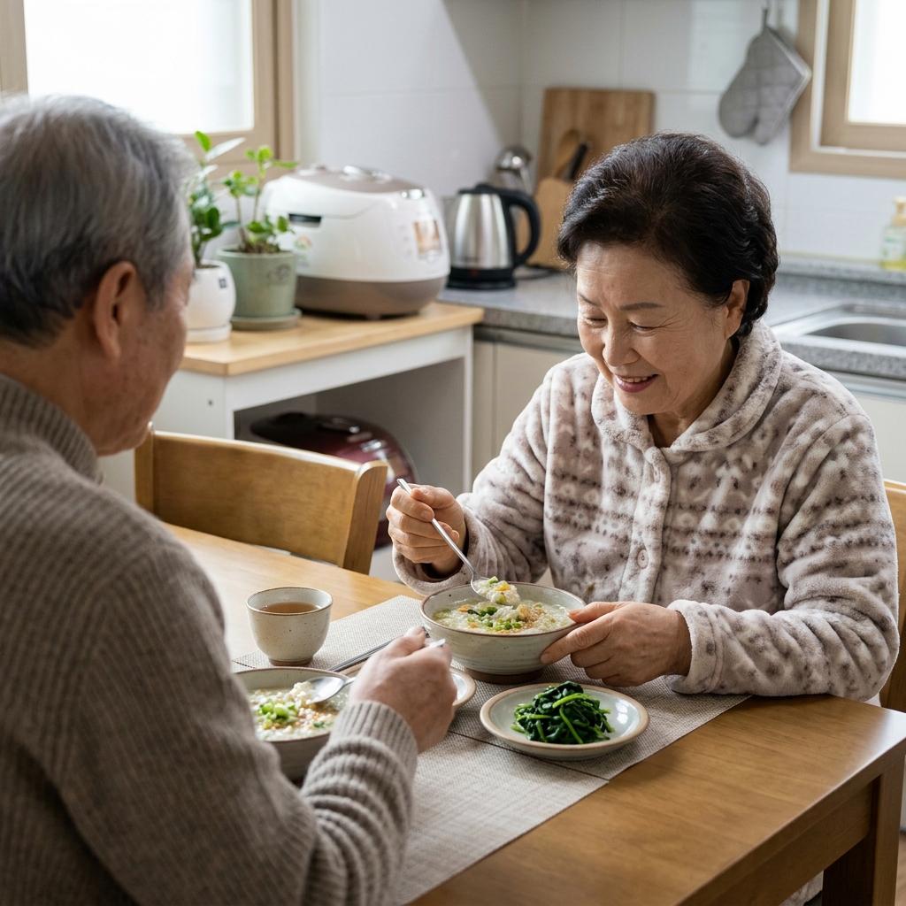 씹다 막히고 삼키다 멈춘다…노년 식사, 폐렴 위험까지