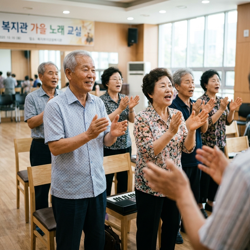 노래 한 곡의 힘…폐활량 늘리고 우울감 낮추는 ‘노래교실 효과’