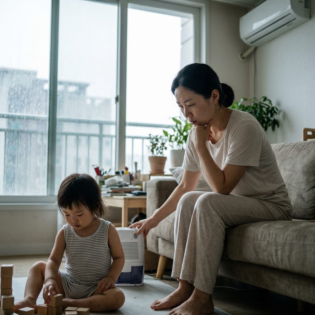 장마철 습도 60% 넘으면 건강 위협… 제습기와 에어컨 제습 모드 차이는