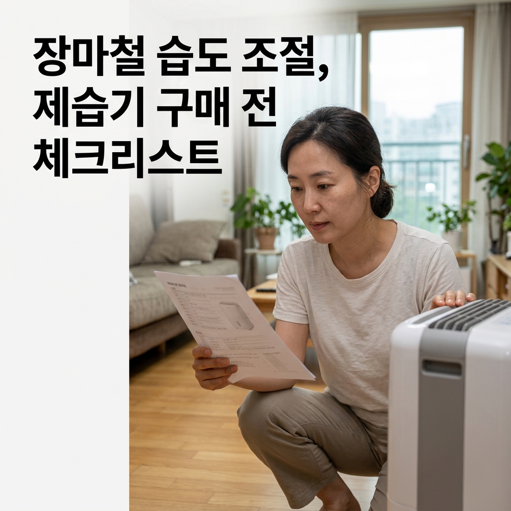 여름 빨래가 안 마르고 벽에 물기, 제습기 사기 전 확인할 체크리스트