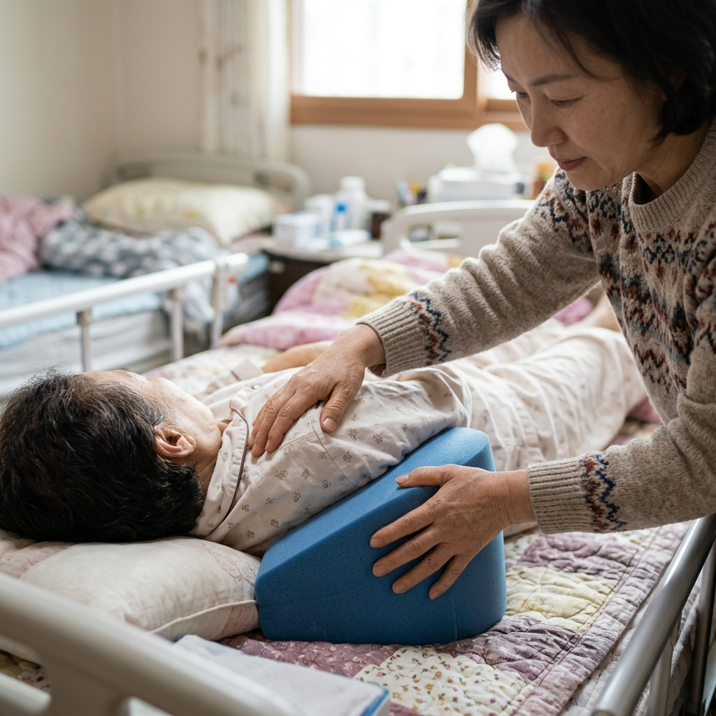 “가만히 누워만 있어도 위험”…베개 하나로 욕창 막는 2시간의 법칙