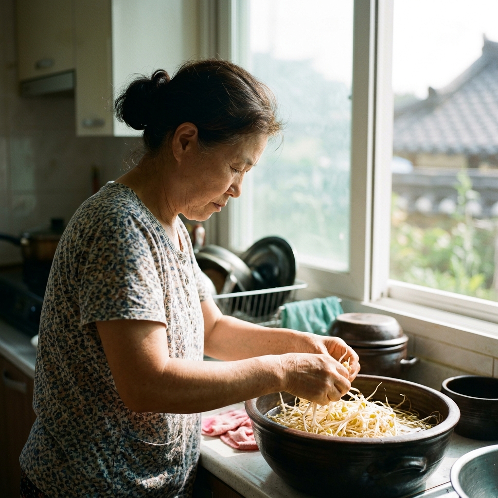 “뿌리 버리면 반쪽”…콩나물국의 피로 회복 효과 떨어진다