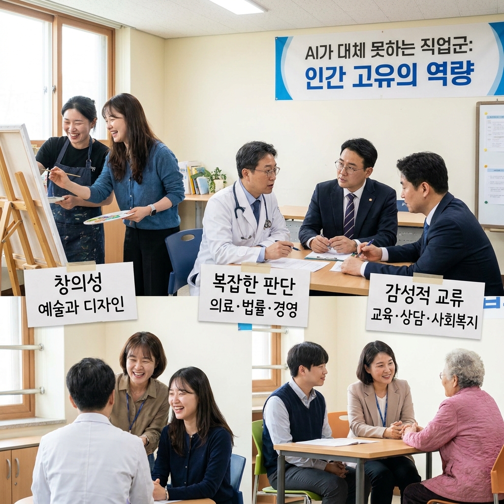 AI가 대체 못하는 직업군은 뭐가 있을까