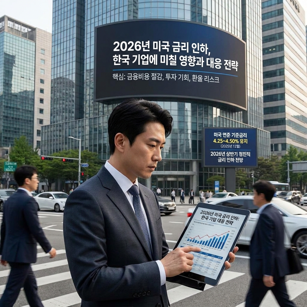 2026년 미국 금리 인하, 한국 기업에 미칠 영향과 대응 전략