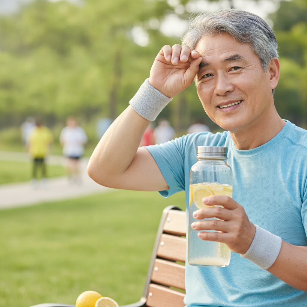 당뇨 환자 여름철 수분 보충, 이온음료보다 레몬물이 안전할까?
