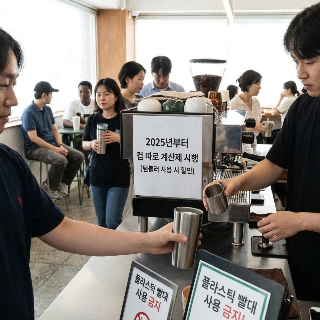 내년부터 컵 따로 계산제 시행, 카페 문화가 바뀐다