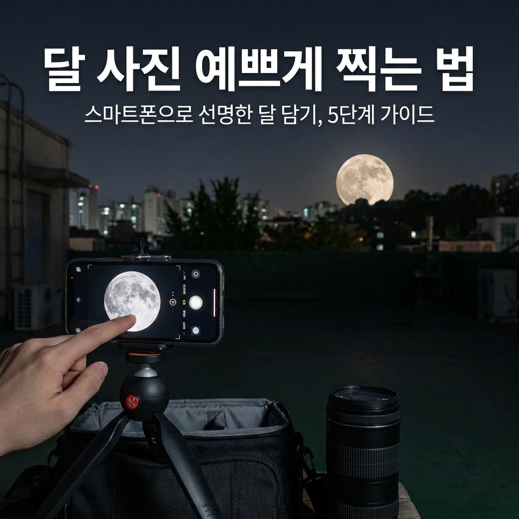 달 사진 예쁘게 찍는 법