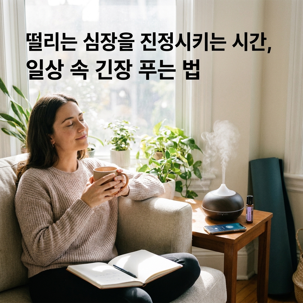 떨리는 심장을 진정시키는 시간, 일상 속 긴장 푸는 법