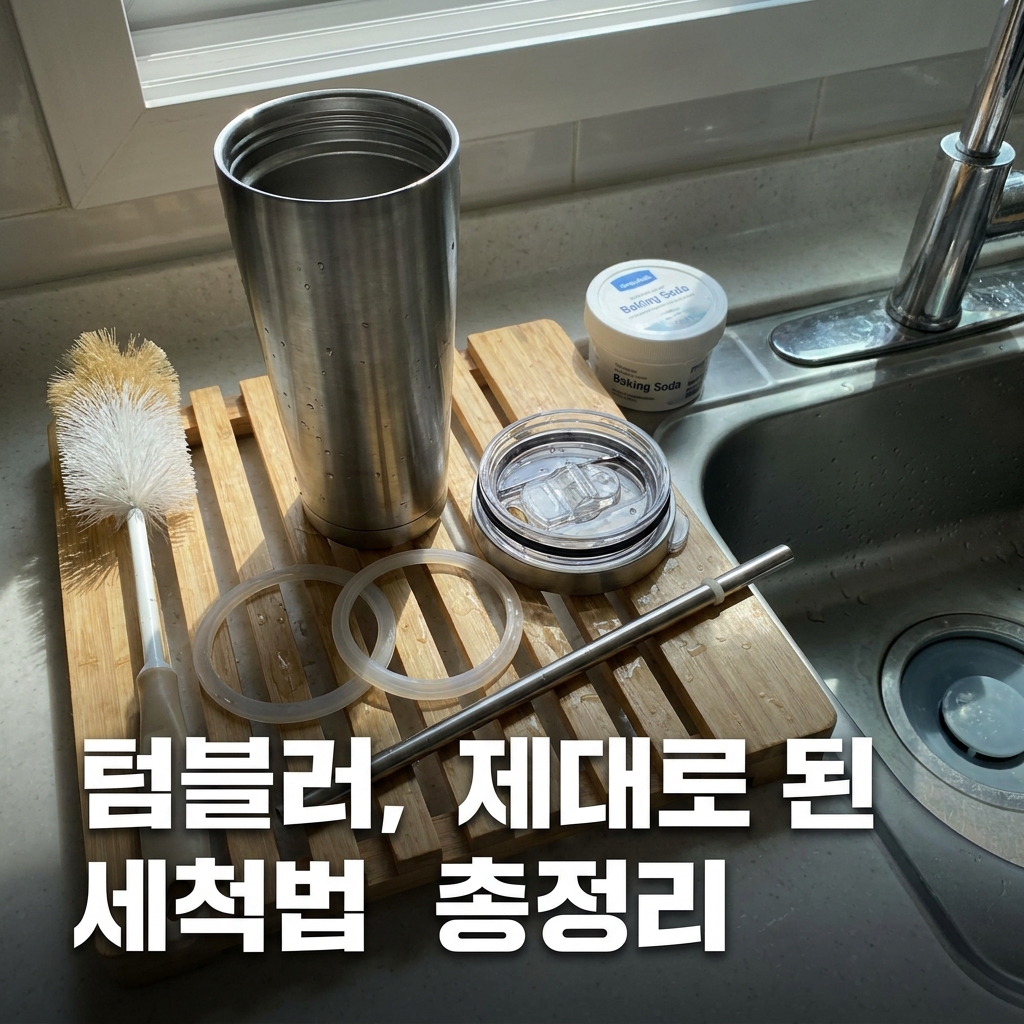 텀블러, 제대로 된 세척법 총정리