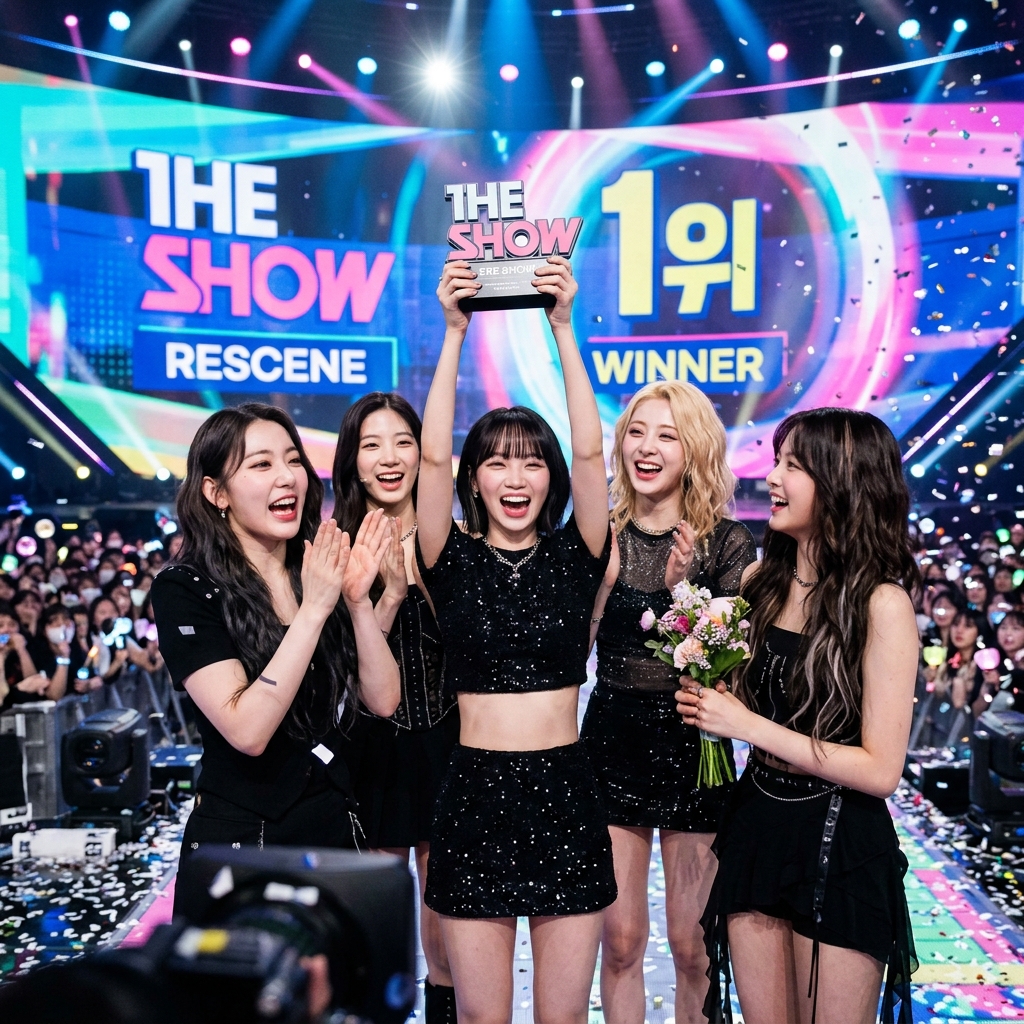 리센느, 데뷔 2년 만에 첫 음방 1위 달성…'프리티 걸'로 완성한 역주행 신화