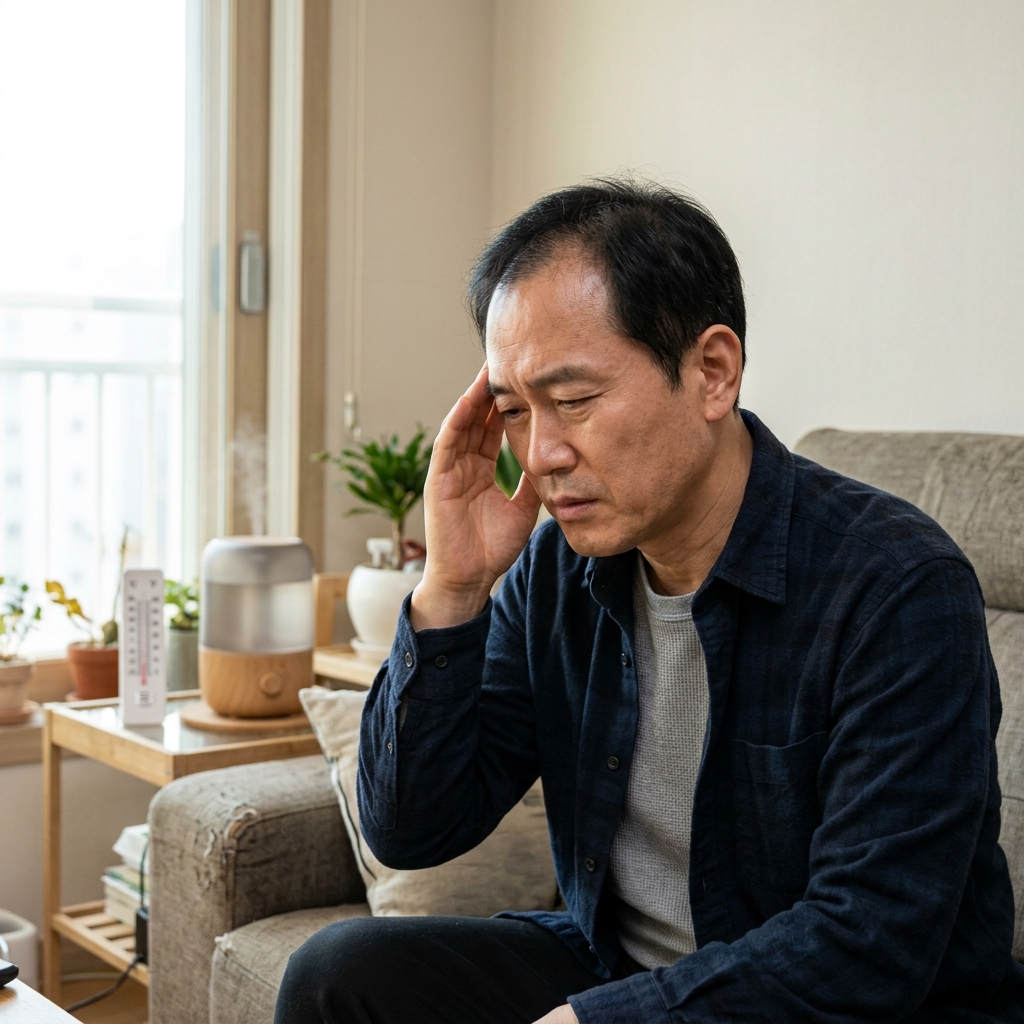 목은 안 마른데 머리가 아프다?…건조한 공기가 만든 변화