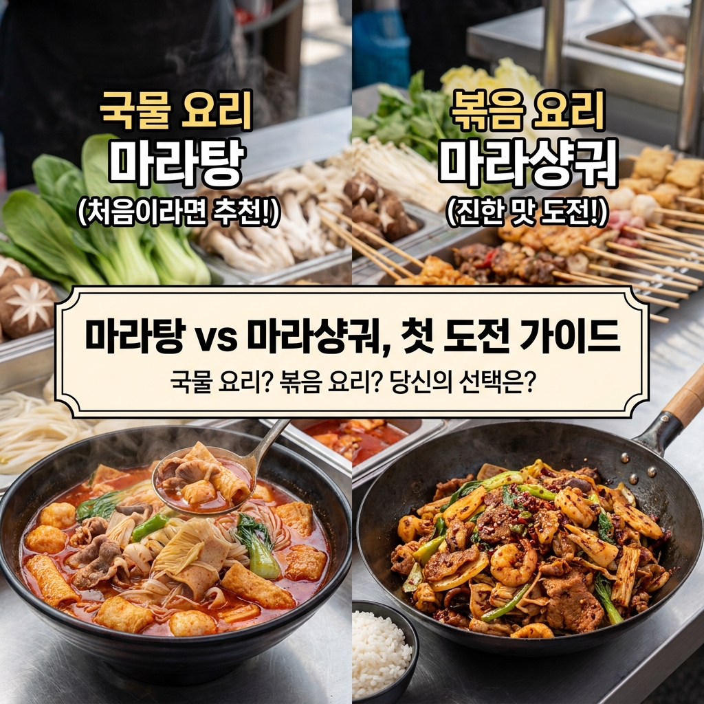 마라탕과 마라샹궈, 처음 도전한다면 무엇부터 선택할까?