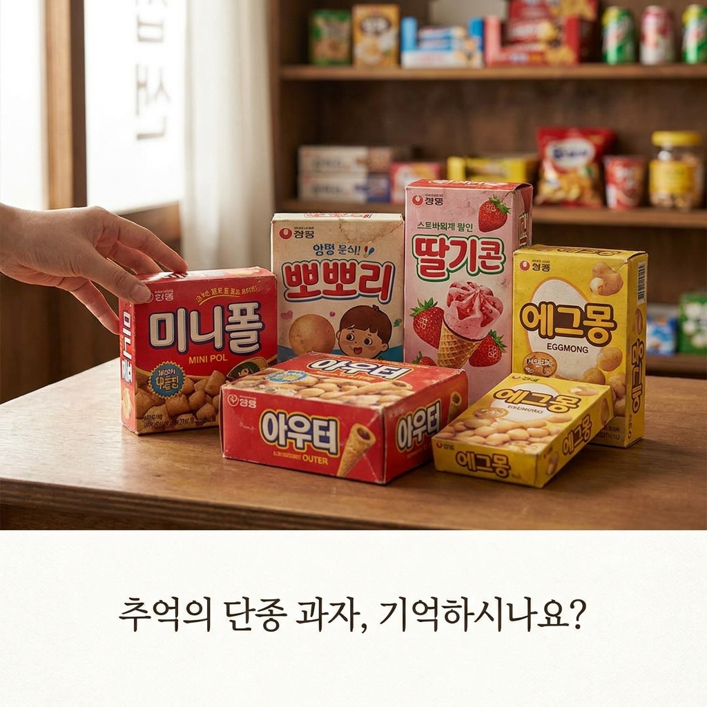 한 시대를 풍미했던 과자들, 추억 속으로 사라진 단종 과자를 기억하시나요