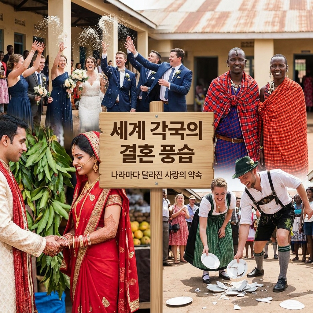 세계 각국의 결혼 풍습, 나라마다 달라진 사랑의 약속