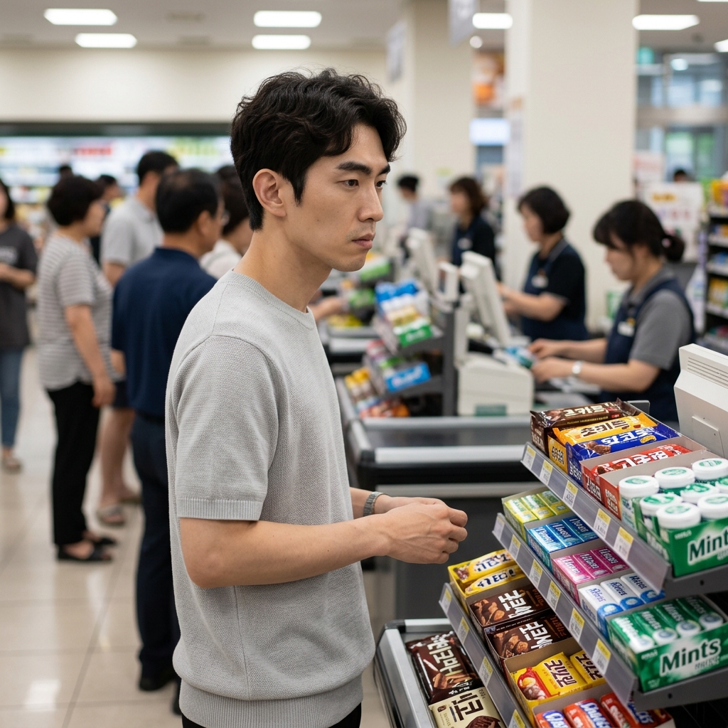 마트 계산대 앞 껌과 초콜릿, 무심코 집게 만드는 작은 심리학
