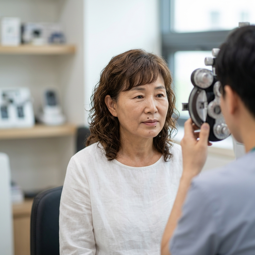 70대 부모님 안경, 렌즈보다 먼저 점검해야 할 것은 '눈 건강 상태'입니다